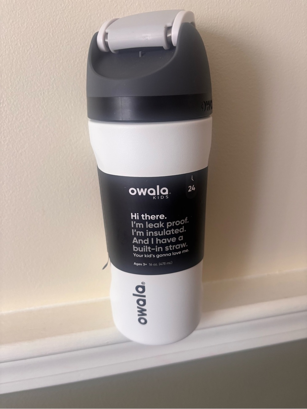 NEW Owala Kids 16 Oz Water Bottle